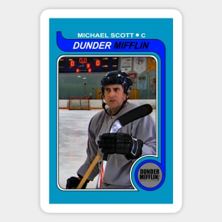 Michael Scott 1979 O-Pee-Chee Hockey Card (Borderless) Magnet